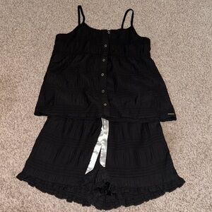 Jason Wu Airy textured smocked PJ set